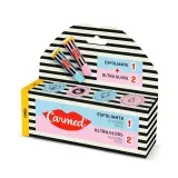 16221 - Kit SOS Labios Algodao Doce Esfoliante Labial 10g + Gloss Labial Ultra Gloss 10g Carmed